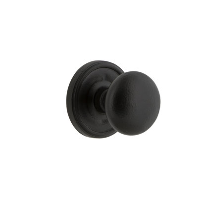 Ageless Iron Loch Rosette with Keep Knob