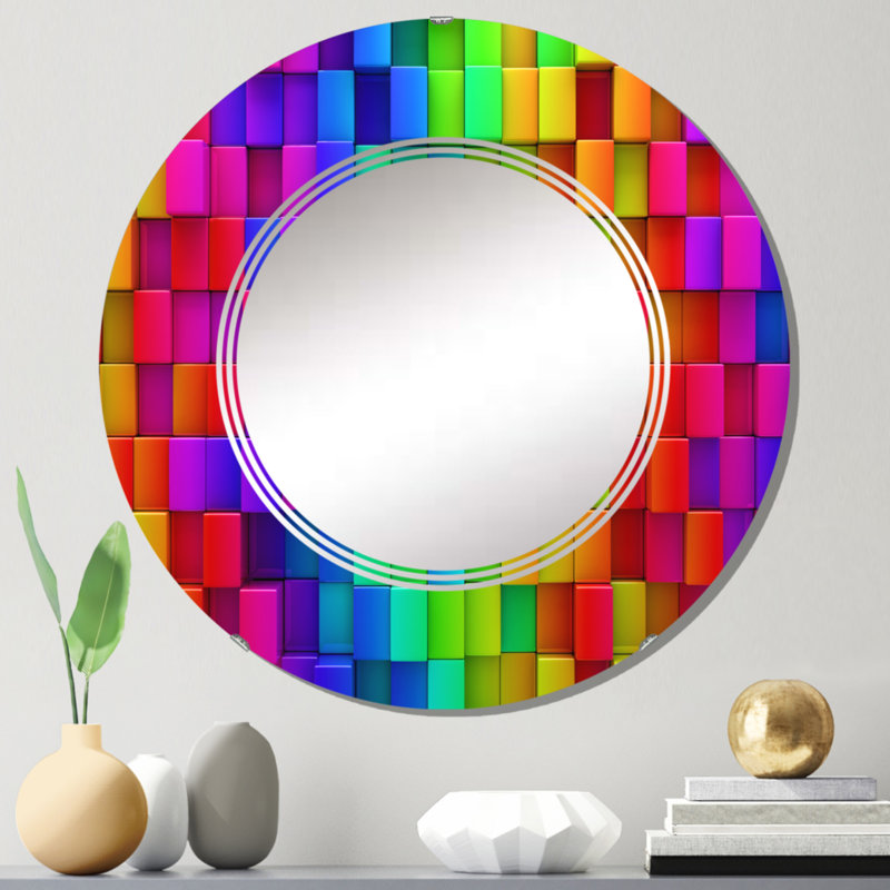 Circle Mirror, 24" x 24"