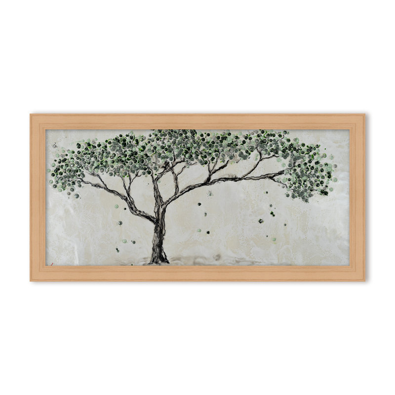 Nature Inspired "Spring's Guardian" Canvas Wall Art By , 8" H x 16" W, Framed Canvas, Brown