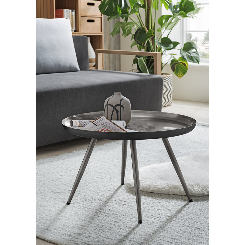 Fanelli Tray Top End Table, Black