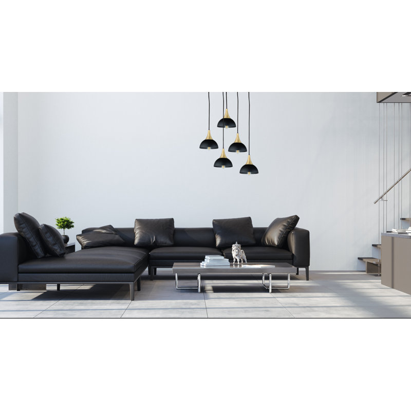 Kevan - Light Cluster Pendant, 24 H x 50 W x 50 D cm, 5