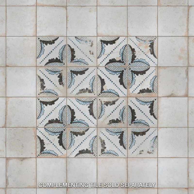 Kings 18" x 18" Ceramic Patterned Wall & Floor Tile