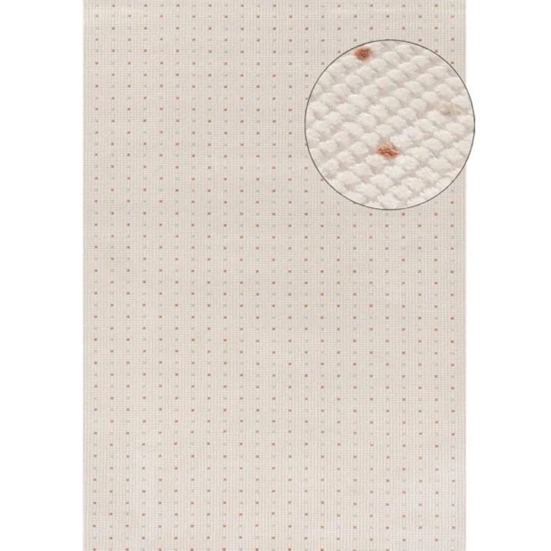 Carmel Modern Dots Cream/Terra Area Rug, Rectangle 200 x 290 cm