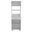 Garde-manger blanc 79 "avec trois tablettes