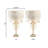 Wedgeworth 24" Champagne Jeweled Bedside Lamp