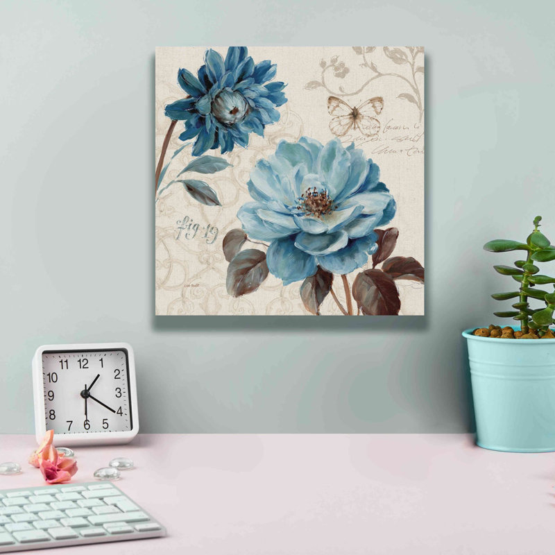 «A Blue Note III» par Lisa Audit, art mural sur toile, H 12 po x l 12 po x P 0,75 po