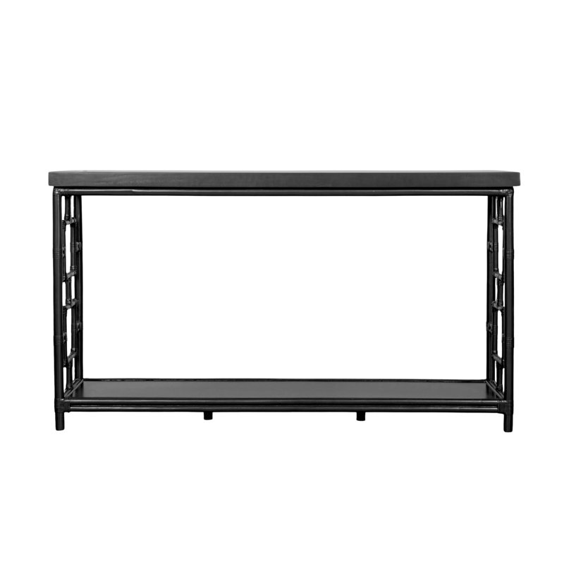Sobe 60'' W Console Table, Black