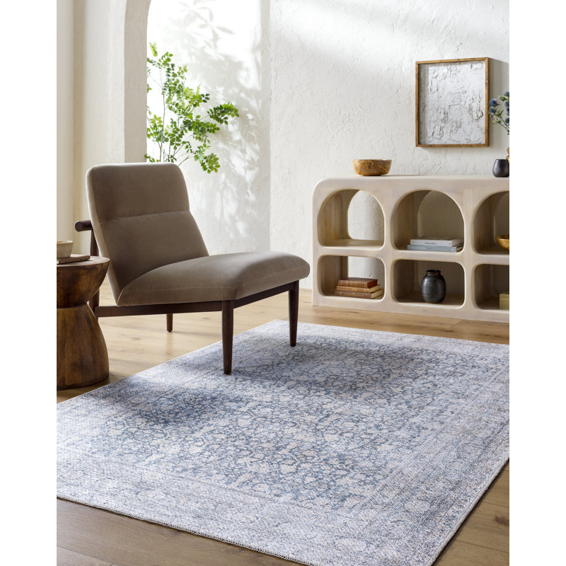 Tapis argenté Vivir x Livabliss Lorelai, Tapis de couloir 2 pi 7 po x 7 pi 10 po