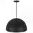 24" Diameter Integrated LED Black Pendant
