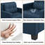 71.5cm Width 3-in-1 Convertible Sleeper Accent Chair Bed with Adjustable Backrest & Back Pillow-474836464
