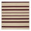 Machine Washable Horizontal Stripes Beige Area Rug