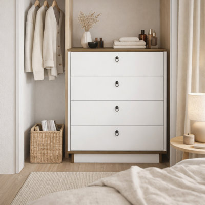 Yanaliz 4 Drawer 32" W Lingerie Chest by Ebern Designs