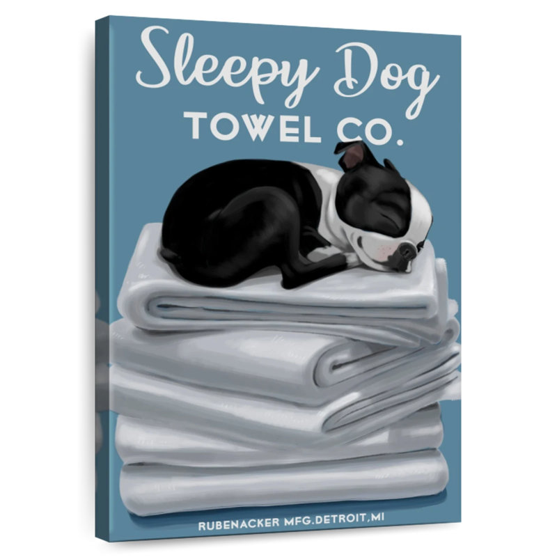Brampt Sleepy Dog, 51" H x 34" W