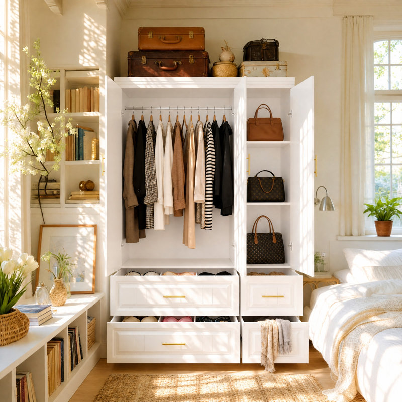 Armoire moderne avec rangement solide