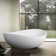 63'' x 37.4'' Soaking Solid Surface Bathtub
