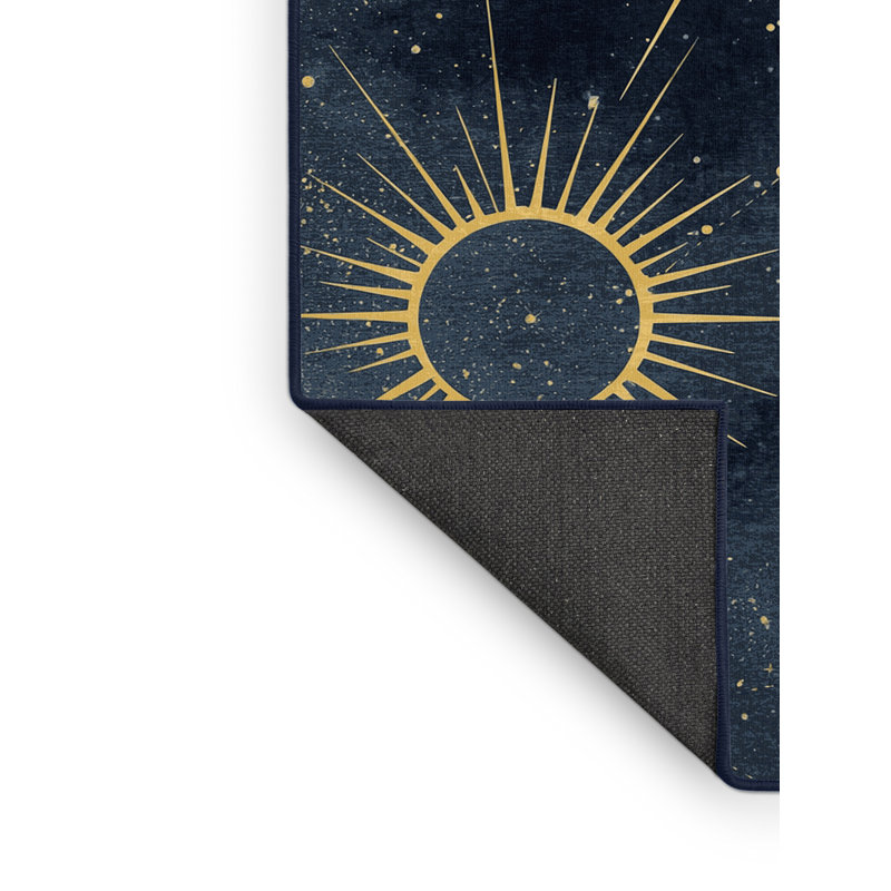 Tapis doux et moelleux gris Midg Century, 7 x 9