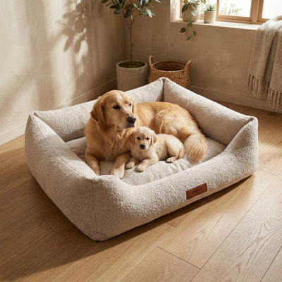 Nestle Cream Comfort Pillow Dog Bed