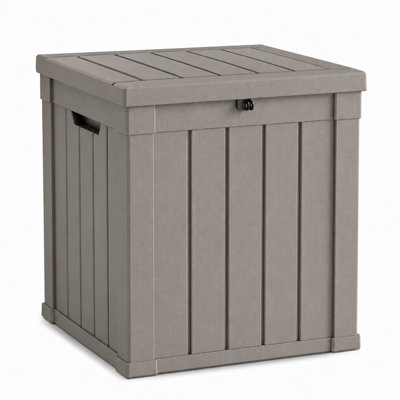 Water Resistant Resin Lockable Deck Box