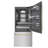 ZLINE Autograph Edition 36 in. 19.8 cu. ft. Built-In Bottom Freezer Refrigerator with Water Dispenser and Ice Maker in Black Stainless Steel with Graphite Gray Interior and Accents-110427402