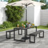 Neve 4 - Person Patio Dining Set with Rectangular Table