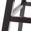 Tabouret tournant à 360 degrés avec garniture cloutée, brun