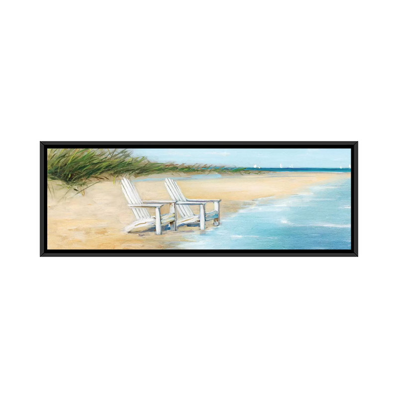 « water view ii » par catherine swatland, reproduction d’impression sur toile tendue, H 16 po x l 48 po x P 1,5 po