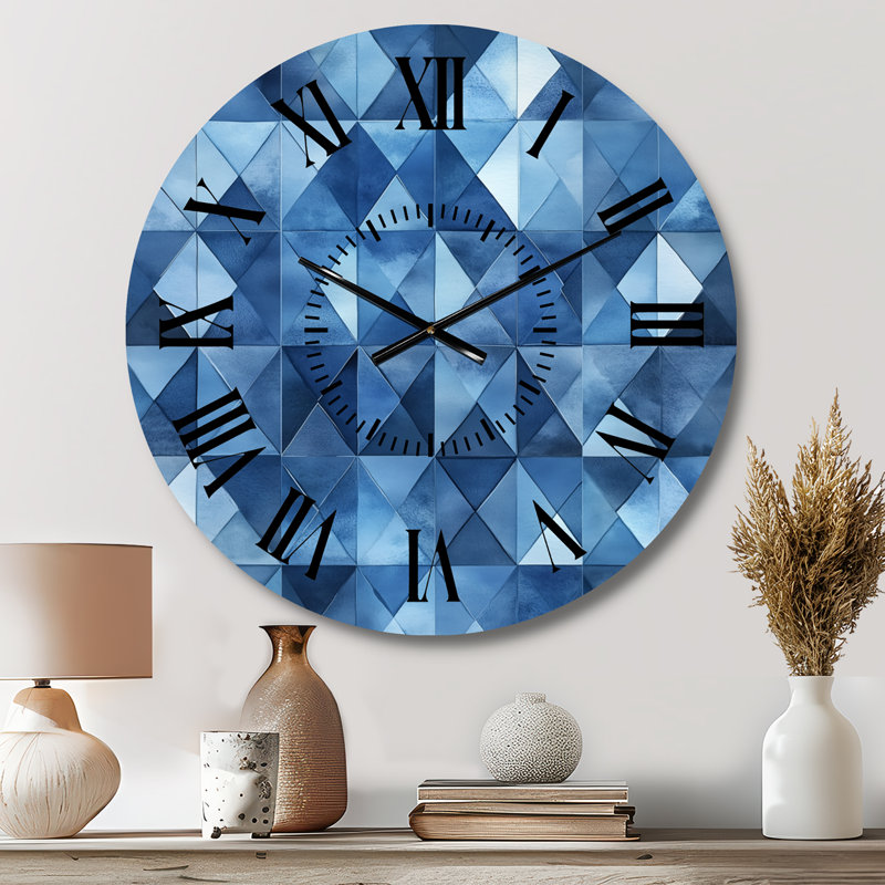 Horloge murale moderne en métal, Petit