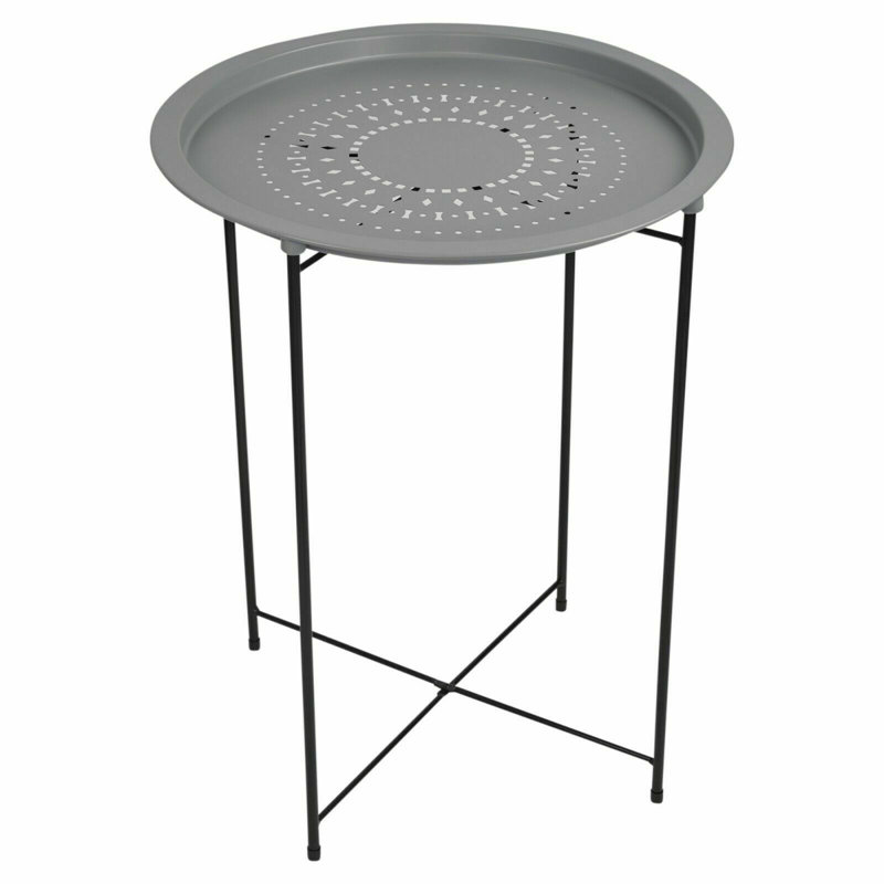 Round Metal Outdoor Bistro Table , 52cm cm W 52cm cm D