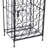 35 Bottle Wrought Iron Wine Rack Cabinet With Lock -