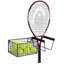 Support de raquette de tennis avec rangement pour balles-81365327
