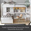 Lit simple mezzanine sur lit simple-264131151