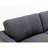 Stanton 80" Dark Gray Linen Sofa with Tufted Arms