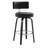 Swivel Upholstered Stool With T-Shaped Backrest-1438317361-1438317366-1410634227