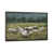Dark Rustic Wood Floater Framed Canvas