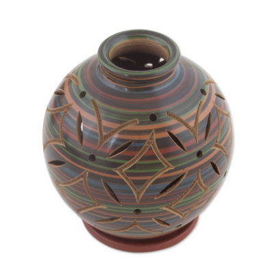 5.75'' H Concrete / Cement Tabletop Tealight Holder