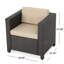 Chaise de patio avec coussins Arville-1124252061