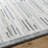 Rectangle Roze Abstract Hand Tufted Polyester Area Rug in Gray-1927030364