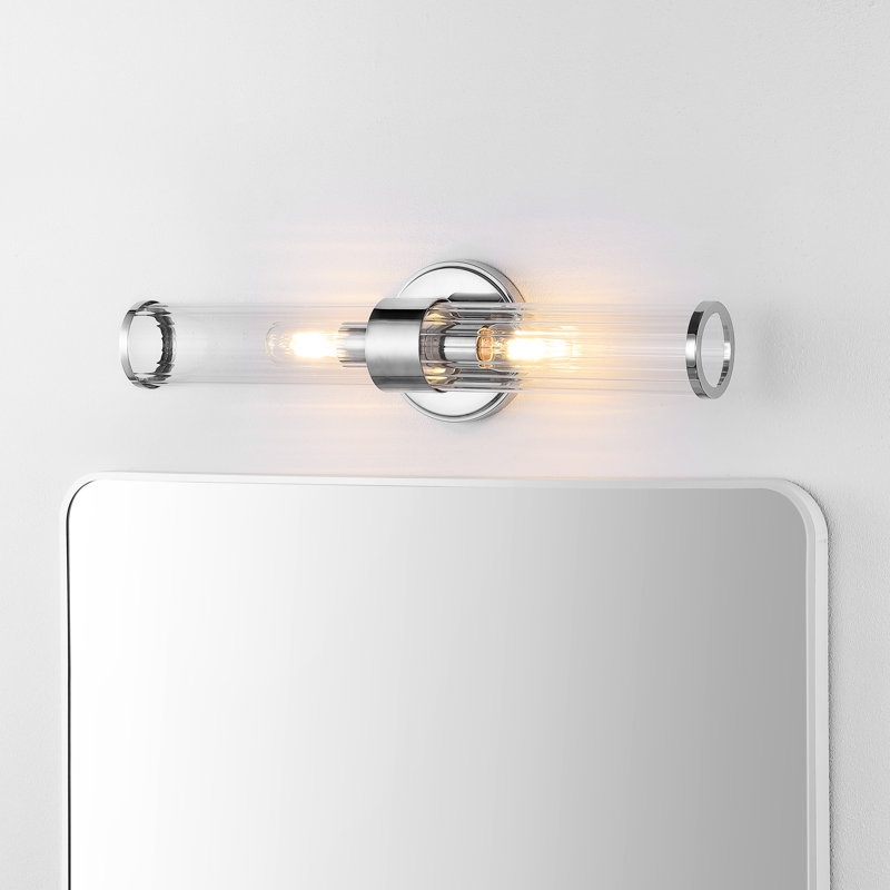 Meuble-lavabo à DEL Mid-Century Pradyumn, H 6 po x l 23 po x P 6 po