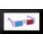 3D Glasses Pop Art-Giclee on Paper with Black Frame Horizontal-204067370