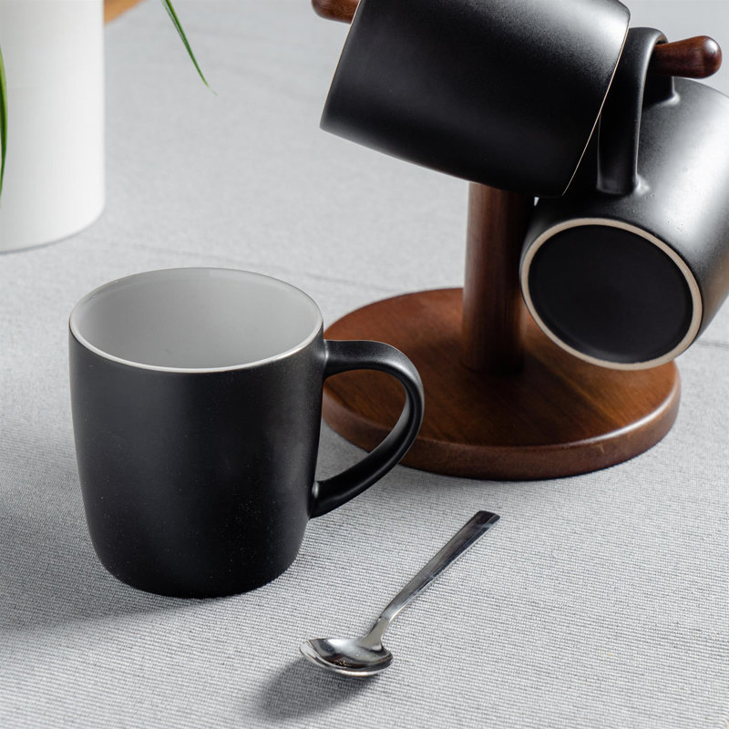 Porcelain Coffee Mug, Black
