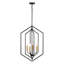 Luminaire suspendu géométrique cage 4 lumières Chula