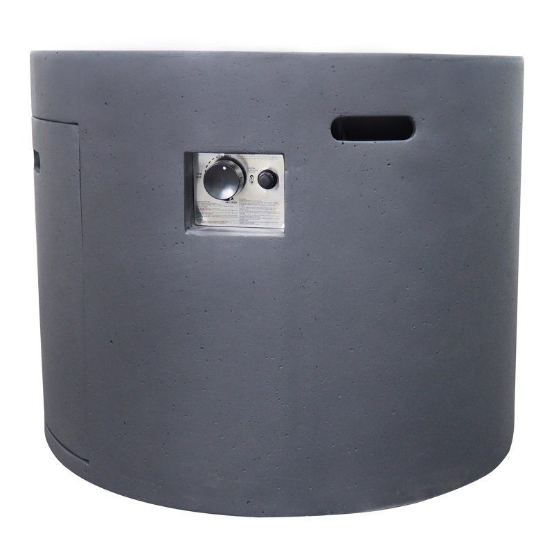 30.75 Inches Deep Fireplace, 40,000 , Dark Grey, Quick Setup Process Fire Table, Deep, Assembly
