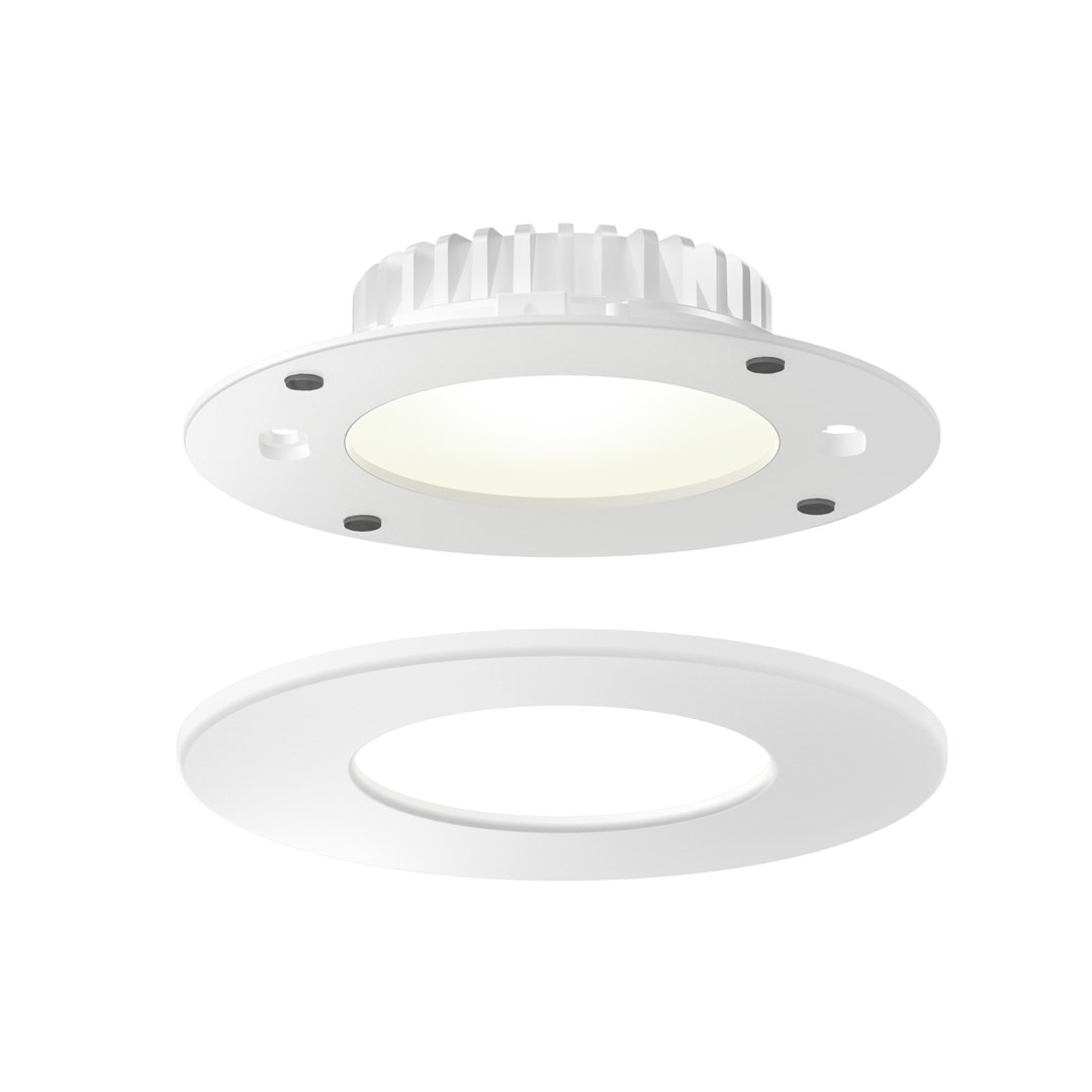 Zahir 4" Open Recessed Trim Retrofit LED Panel Light Symple Stuff 