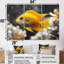 Aquariums de poissons gris et jaunes Coastal Cove II - Aquariums, ensemble de décorations murales-1379018011-1379018009