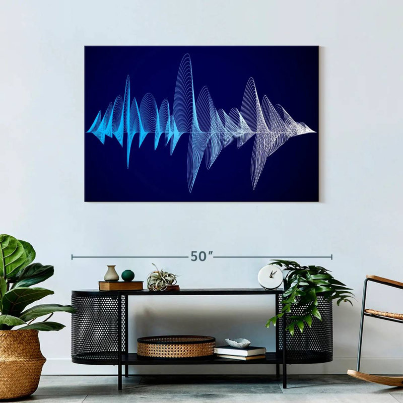 Abarca Equalizer Sound Waves, H 30 po x l 45 po