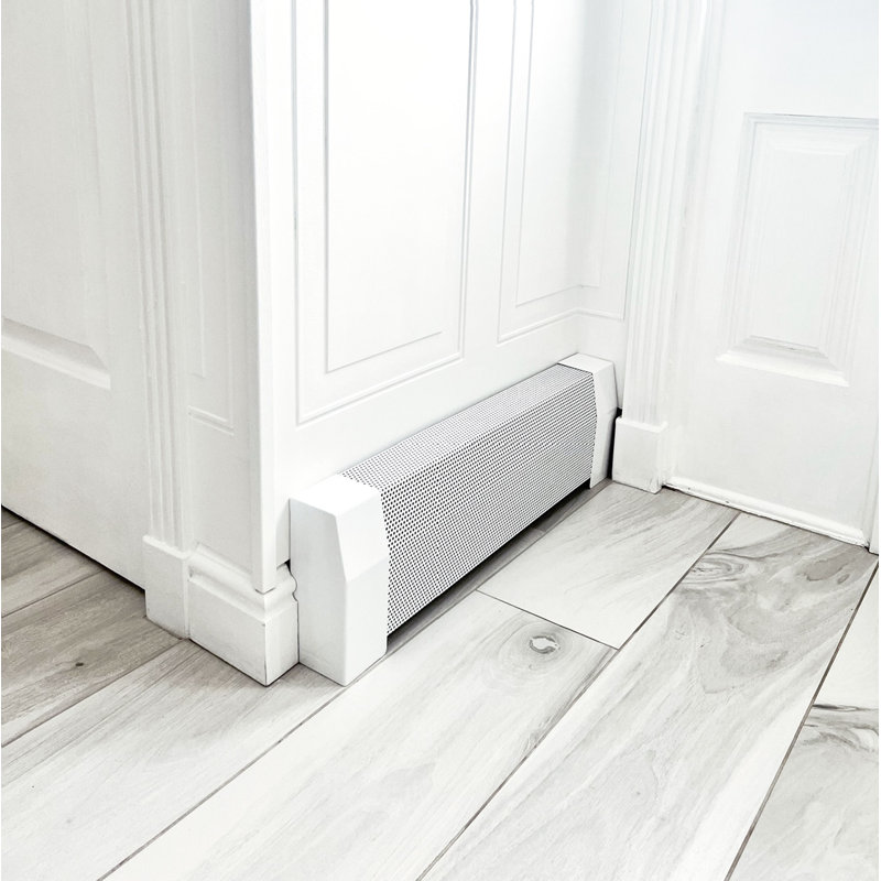 Housse pour plinthe chauffante Premium Easy Slip-On de Baseboarders - blanc (toutes tailles)