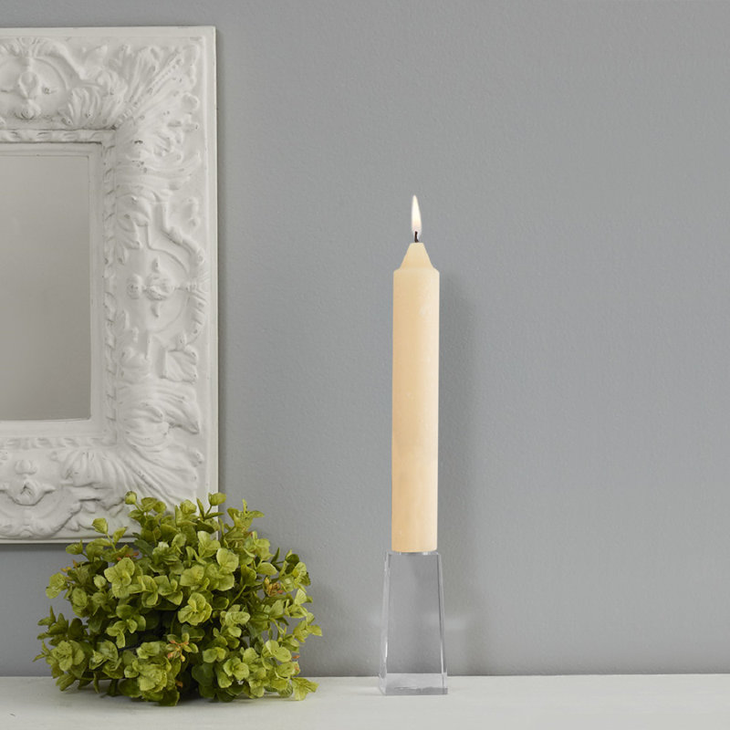 Bougie Timberline Collenette, H 9 po x l 1,25 po x P 1,25 po, Crème au beurre