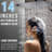 14 Inches Shower Faucet Sets Complete, All Metal Rainfall Shower Head And Handle Set, Extended Downward Diverter, Extension Arm Pressure Balance Rough-in Valve And Tub Spout Included-128922613