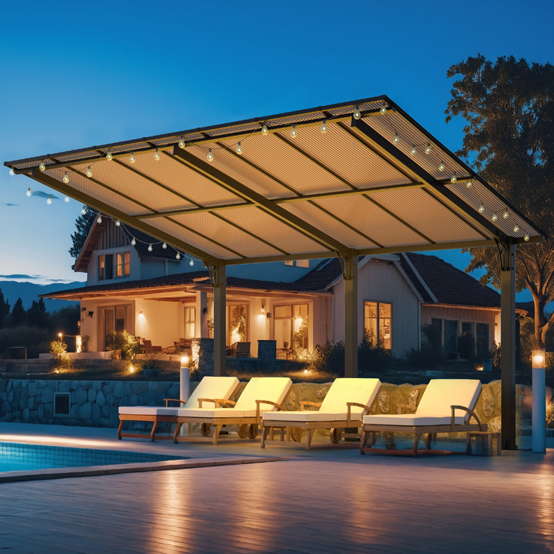 Hardtop Gazebo, 3 m x 4.2 m