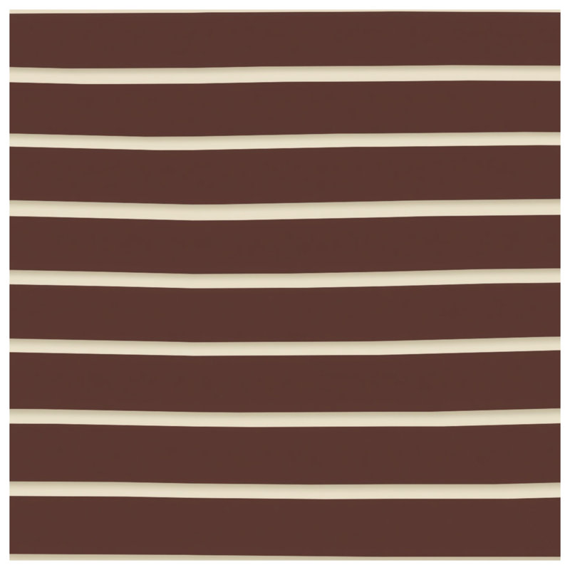Brown Beige Stripes Double Sided Throw Pillows, 16 x 16 inches